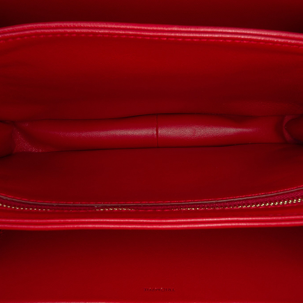 Pre-Loved Celine Classique Shiny Calfskin Triomphe Crossbody - Picture 4 of 11